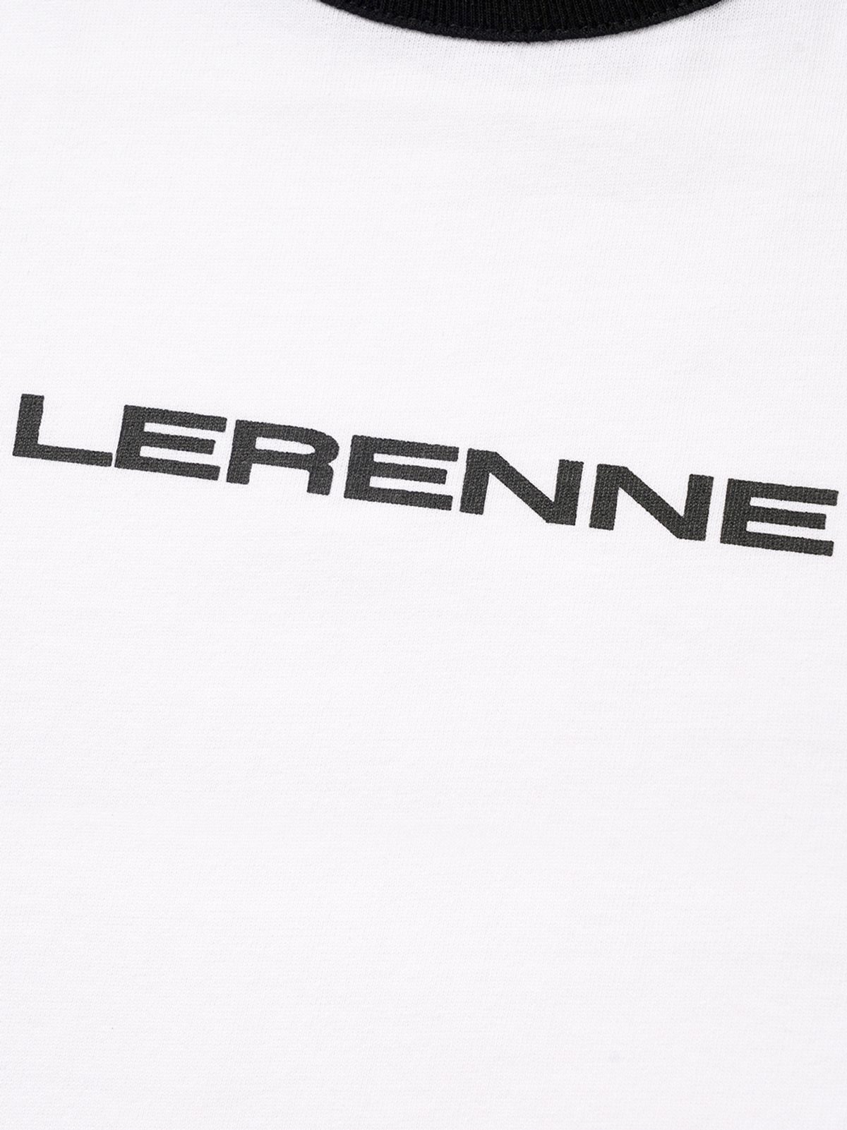르렌느(LERENNE) Ringer Slim Fit T-Shirt - White
