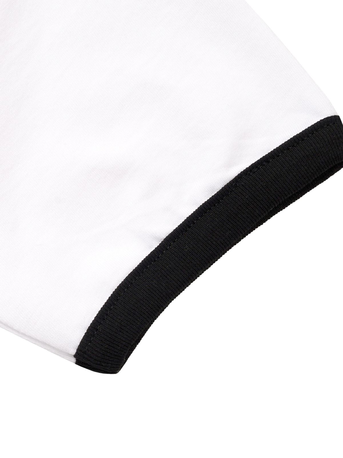 르렌느(LERENNE) Ringer Slim Fit T-Shirt - White
