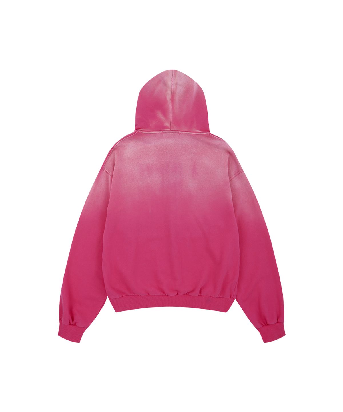 그레일즈(GRAILZ) OVER GRAPHIC VINTAGE ZIP HOODIE [PINK]