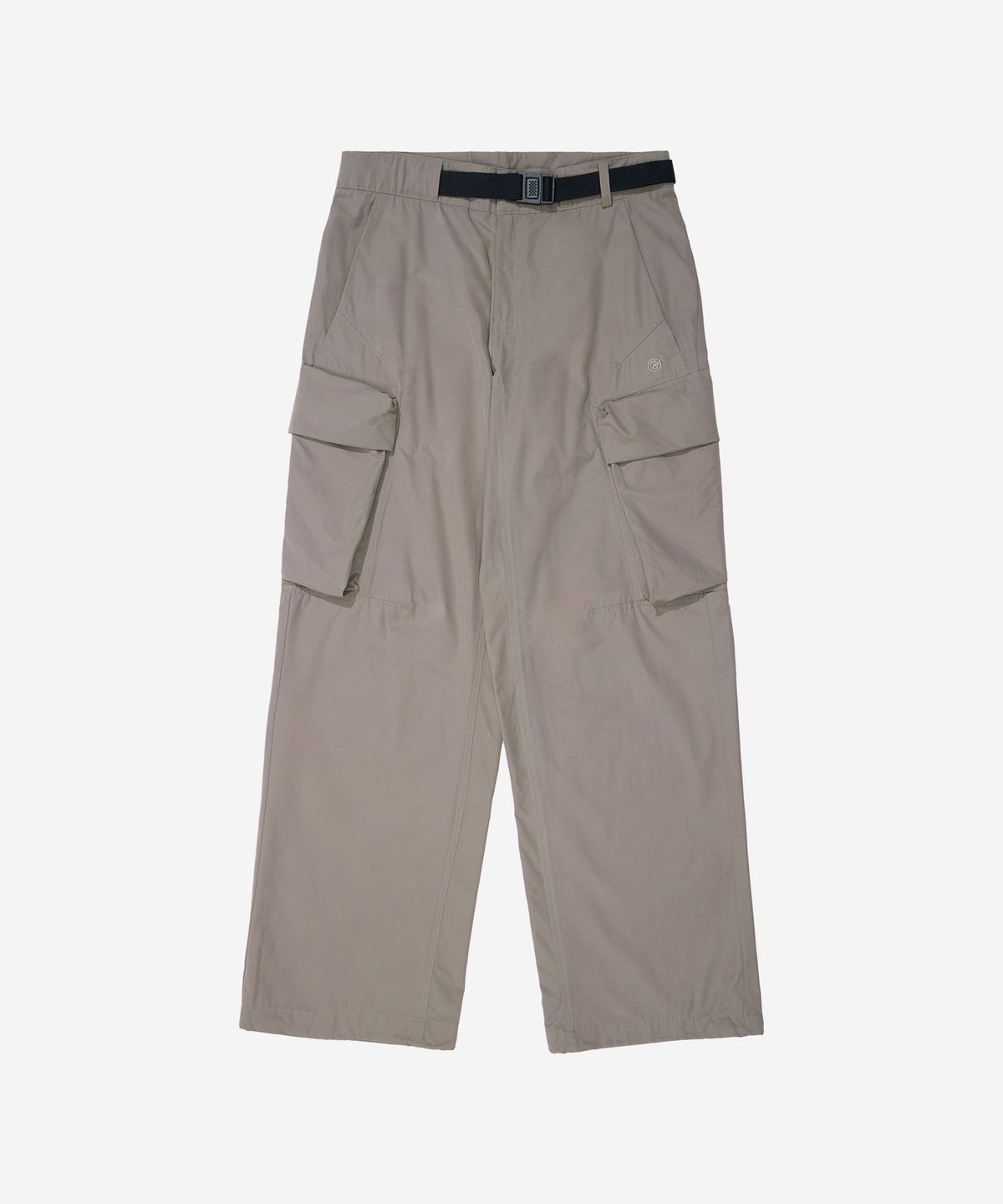 칼라파타르(KALAPATTHAR) BELTED SIGNATURE WIDE CARGO PANTS - BEIGE
