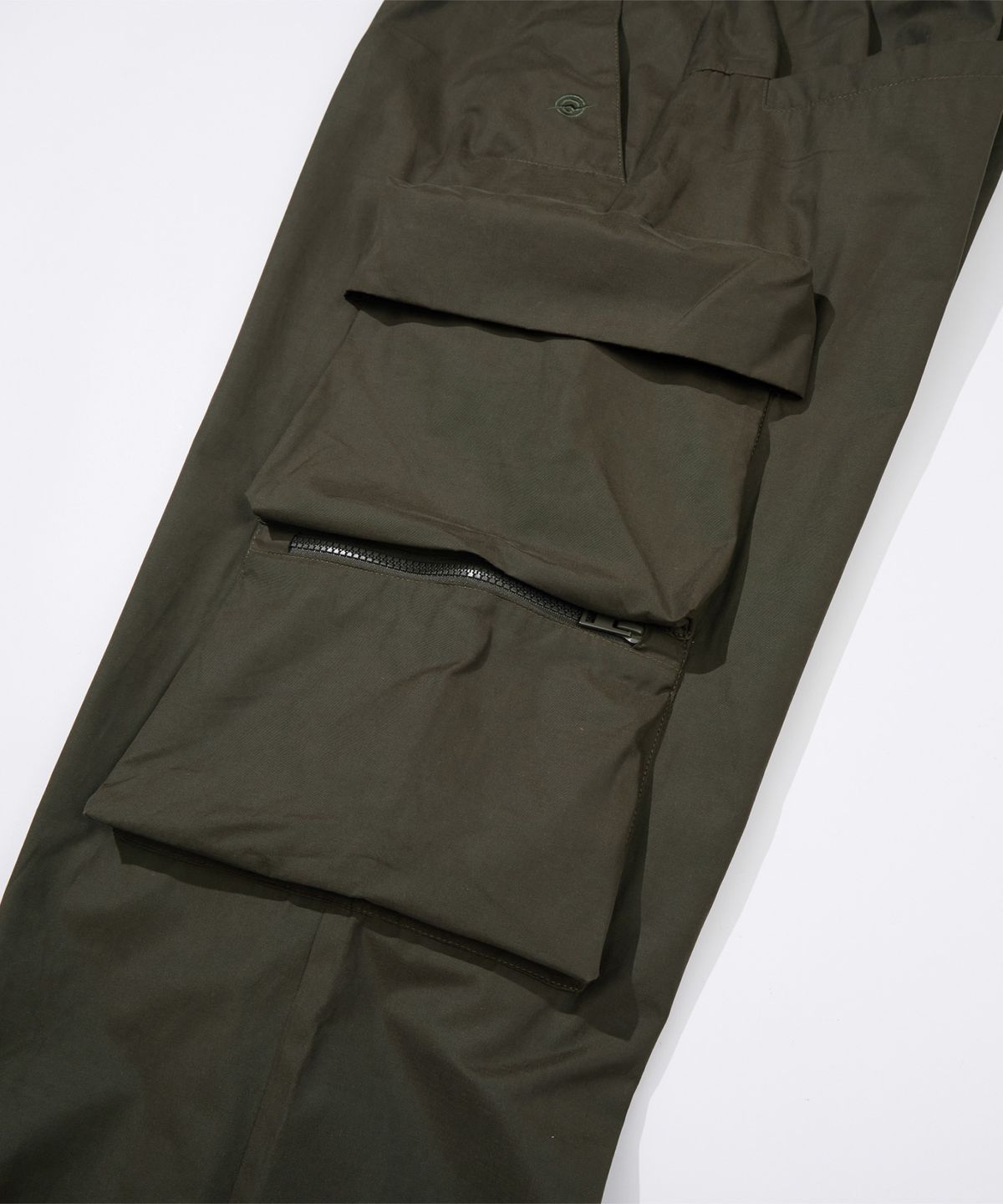 칼라파타르(KALAPATTHAR) MINI BAG DOUBLE POCKET WIDE PANTS - KHAKI