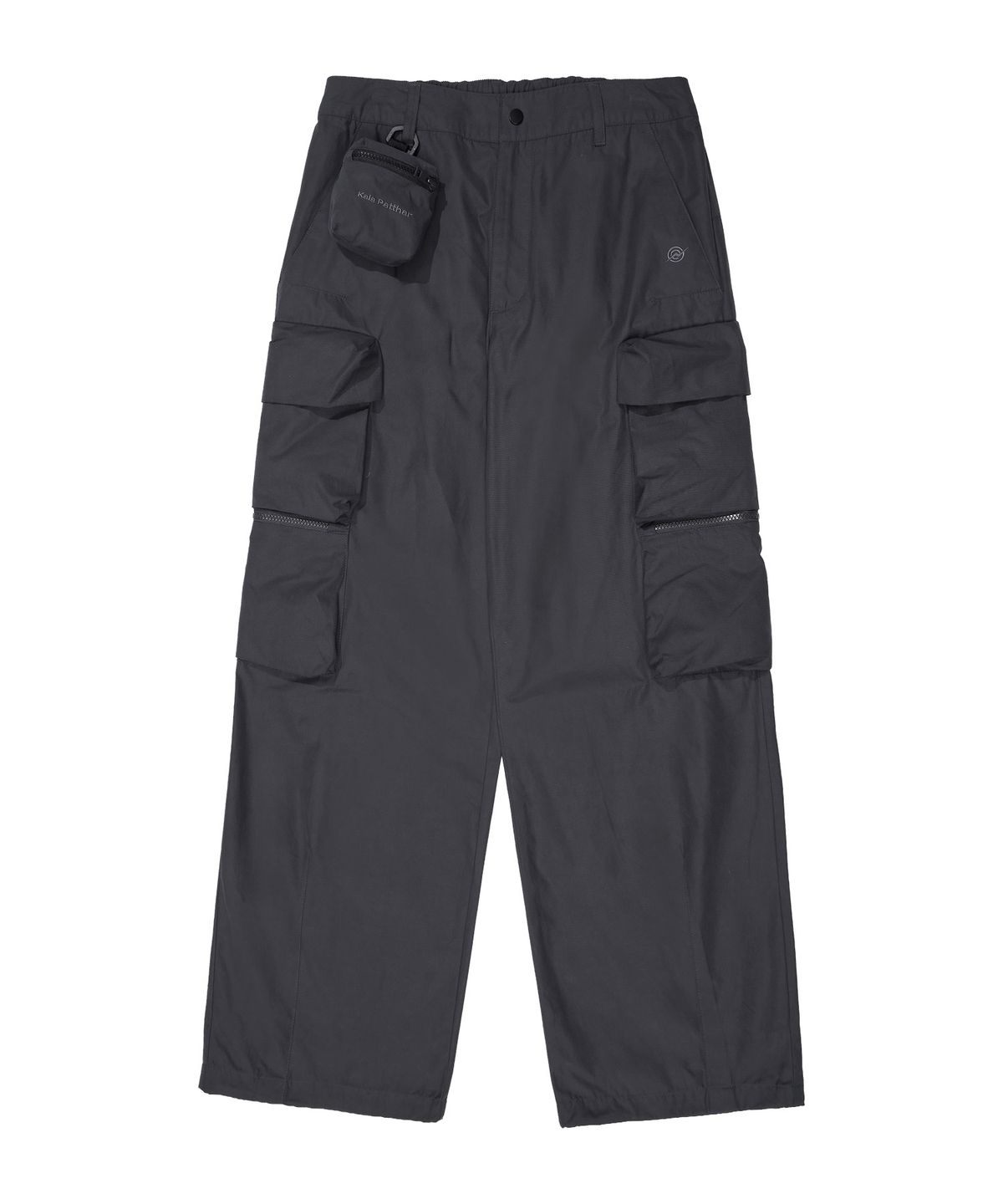 칼라파타르(KALAPATTHAR) MINI BAG DOUBLE POCKET WIDE PANTS - CHARCOAL