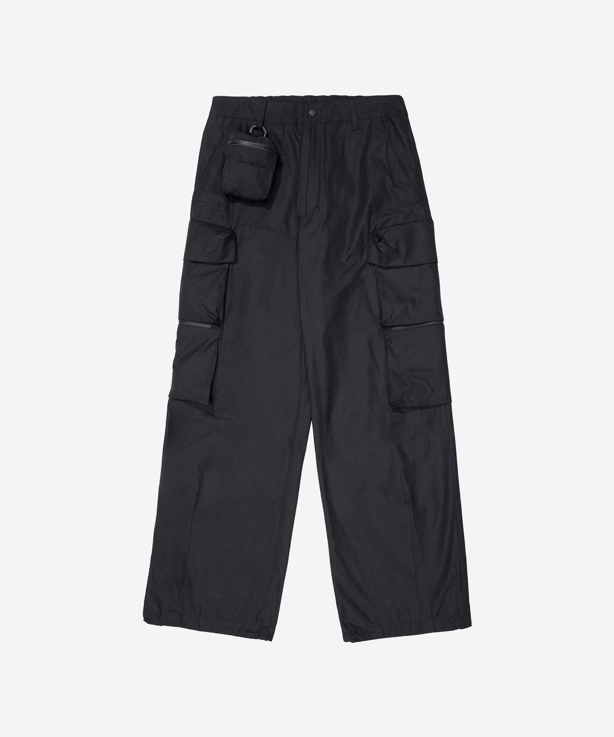 칼라파타르(KALAPATTHAR) MINI BAG DOUBLE POCKET WIDE PANTS - BLACK