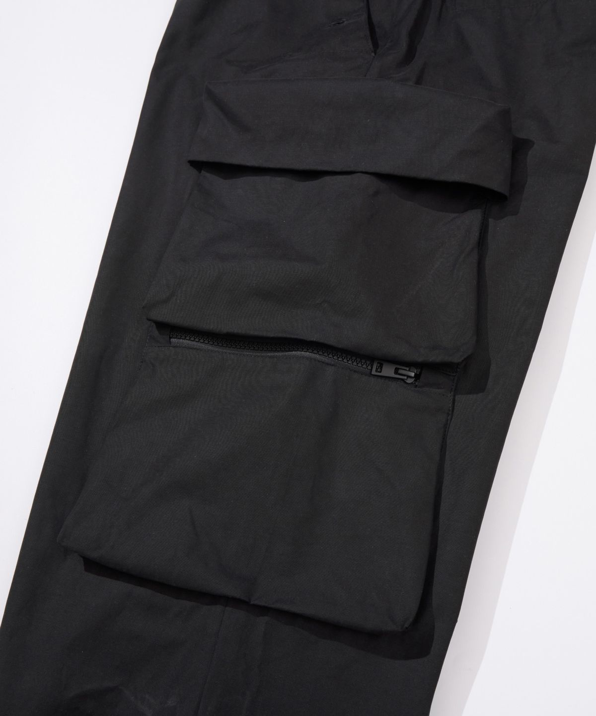 칼라파타르(KALAPATTHAR) MINI BAG DOUBLE POCKET WIDE PANTS - BLACK