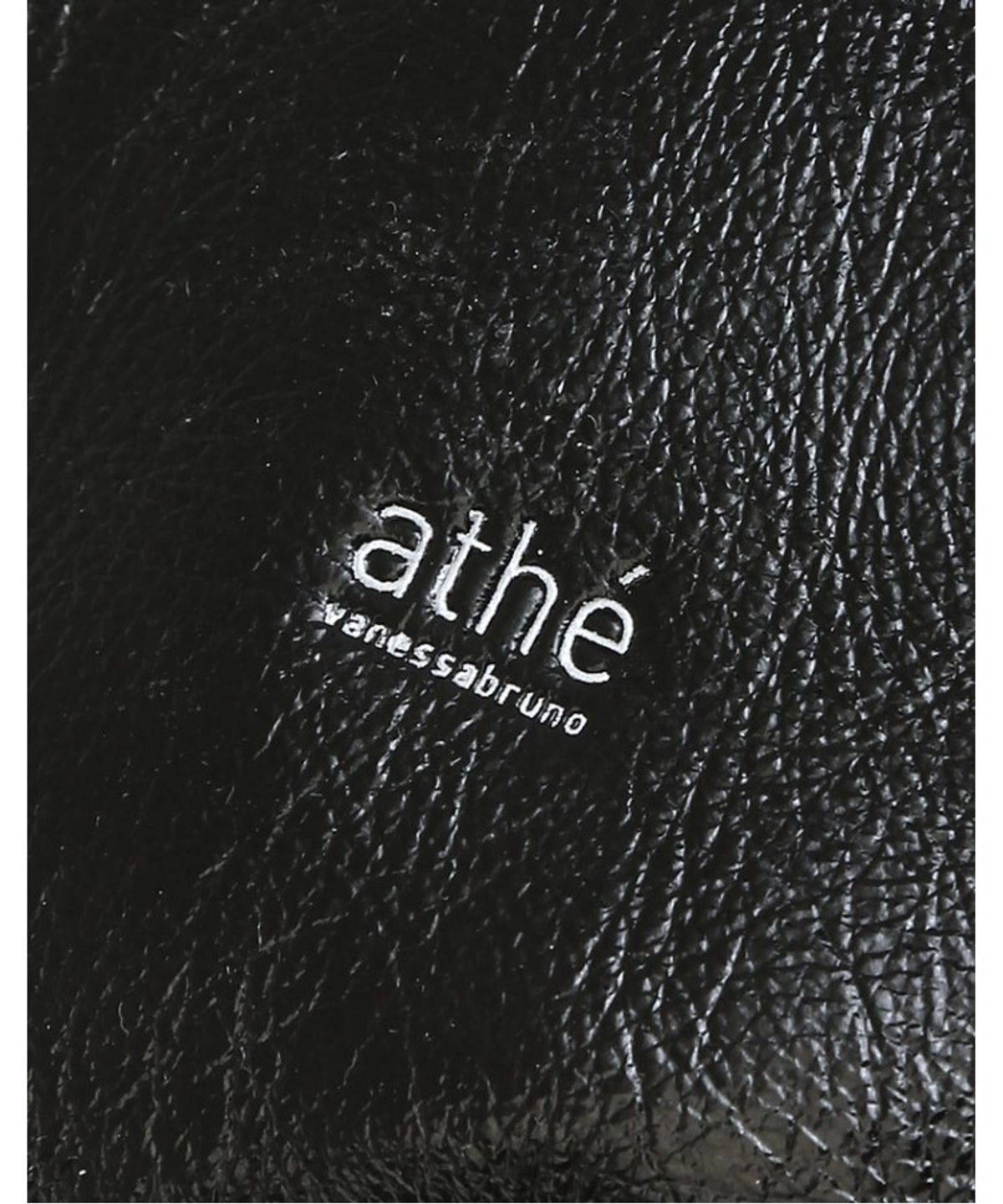 아떼 바네사브루노(ATHE VANESSABRUNO) [FEVE] 블랙 레더 페브 숄더백 M AABA5F100BK