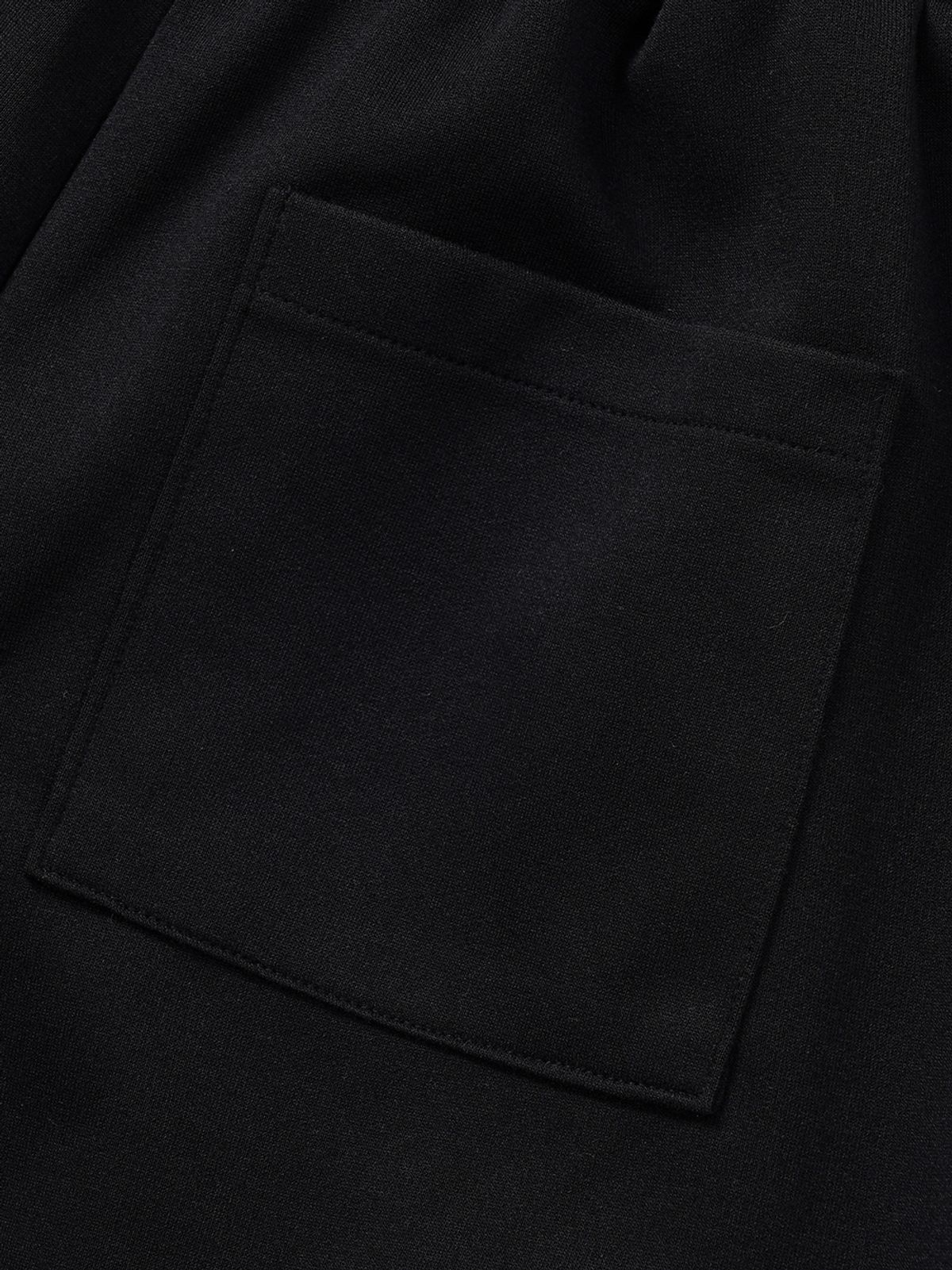 르렌느(LERENNE) Solid Pocket Cargo Bermuda Pants - Black