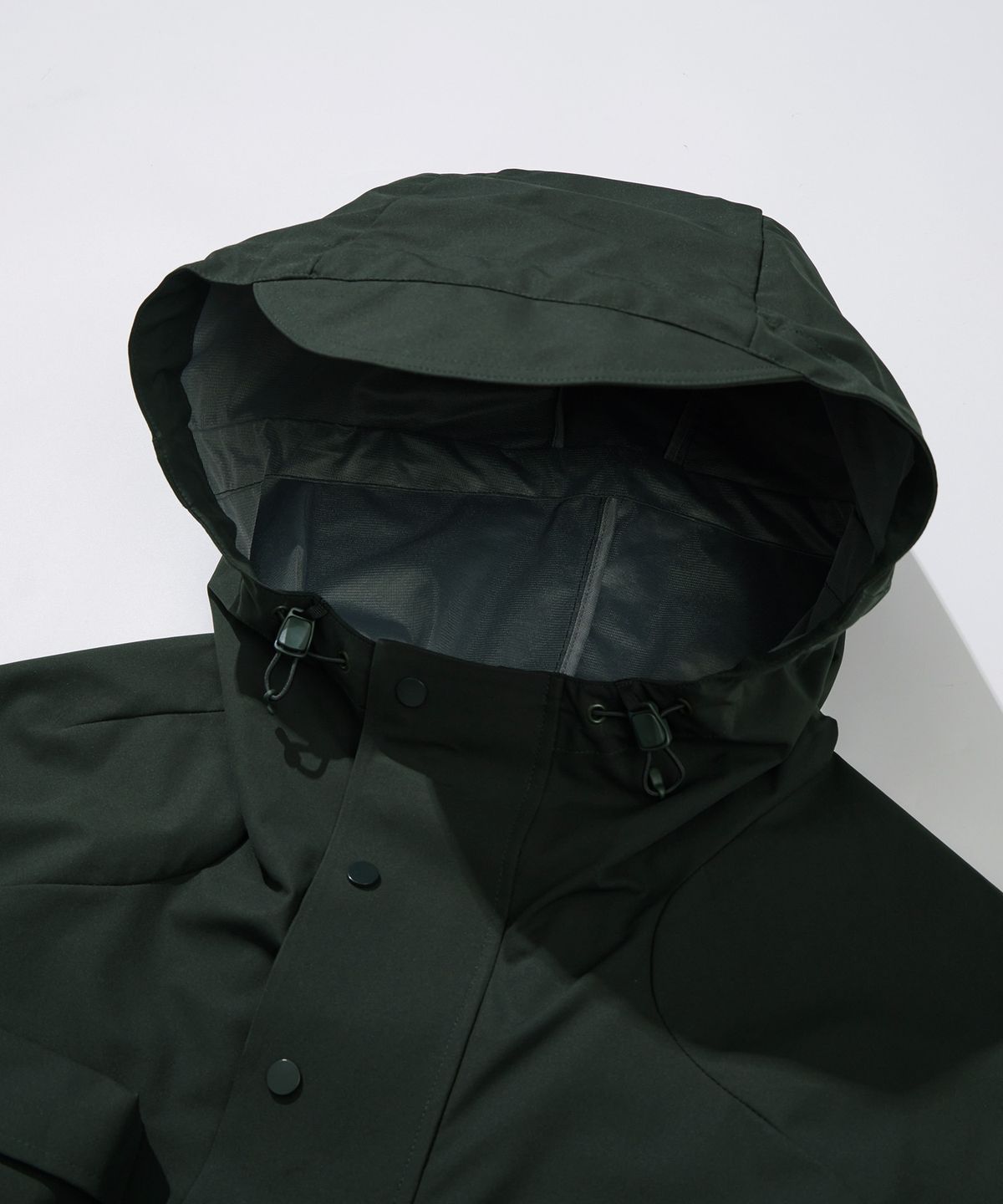 칼라파타르(KALAPATTHAR) OUTPOCKET RAGLAN LONG WINDBREAKER - DARK GREEN