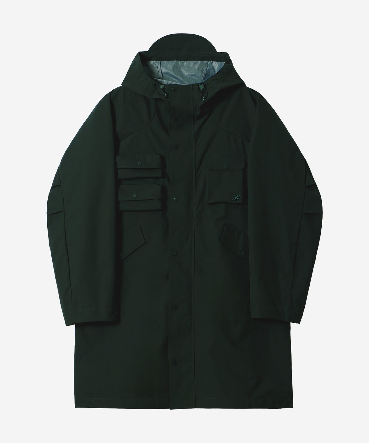 칼라파타르(KALAPATTHAR) OUTPOCKET RAGLAN LONG WINDBREAKER - DARK GREEN