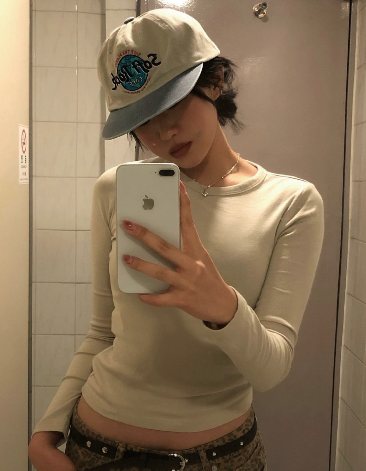 마스컴퍼니(MASCOMPANY) Soft Rock Cafe cap - washed gray/blue