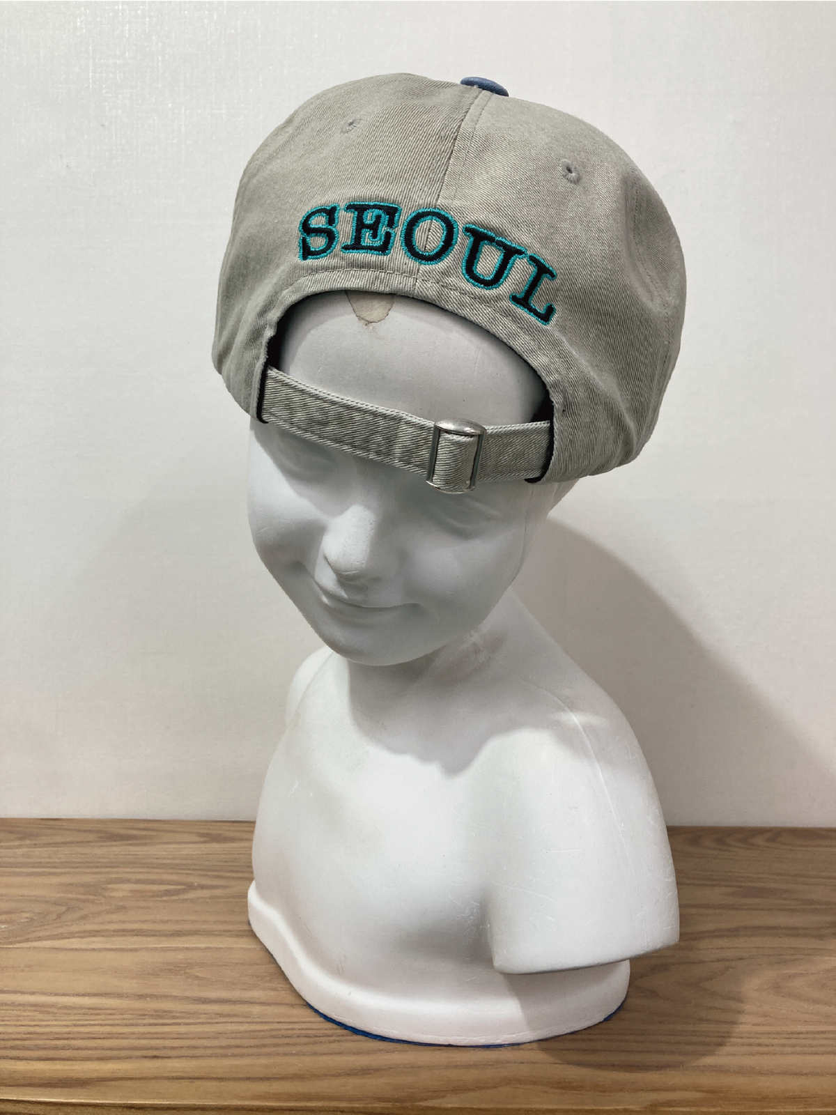 마스컴퍼니(MASCOMPANY) Soft Rock Cafe cap - washed gray/blue