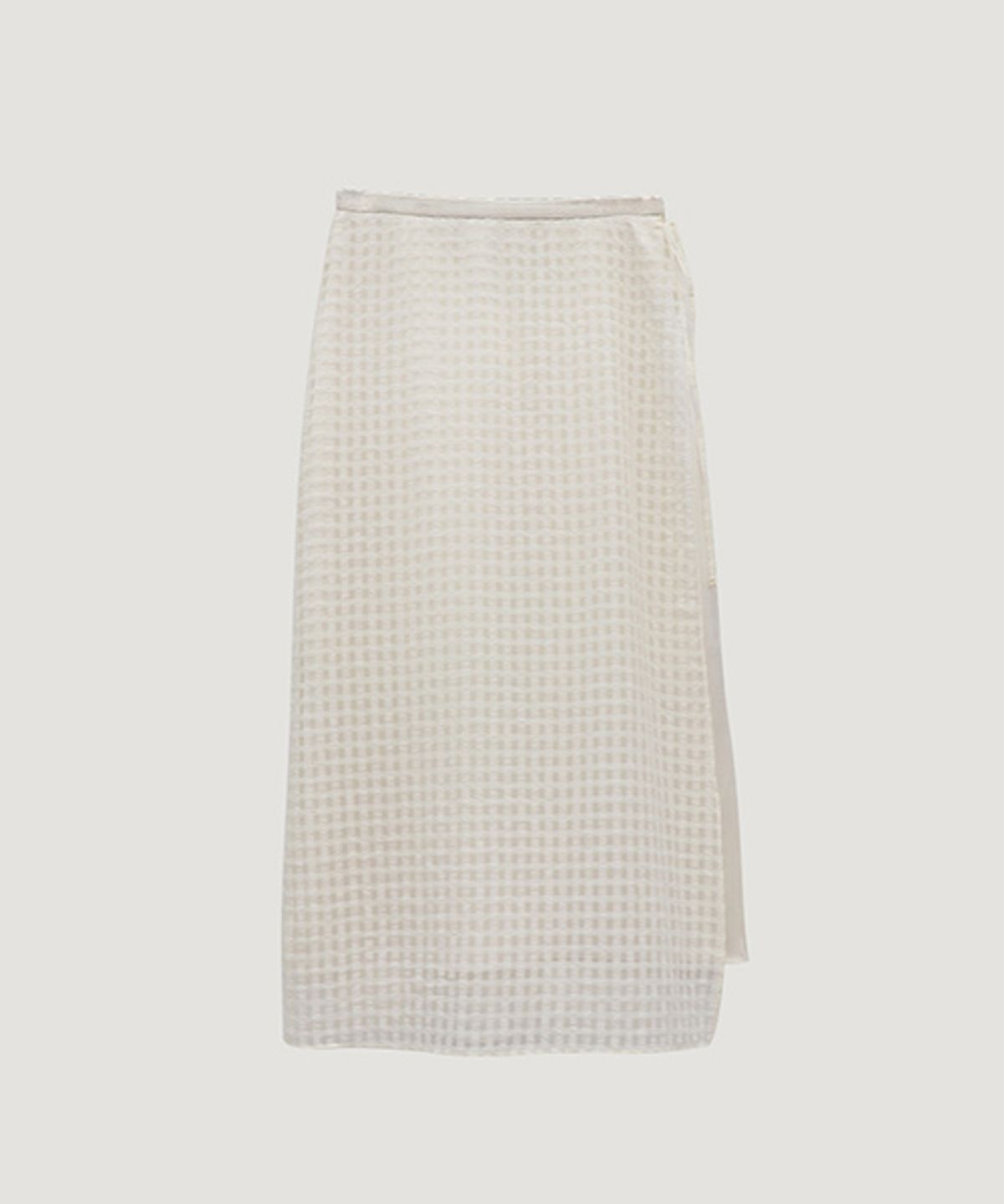 디애니(THE ANY) Layered Check Skirt