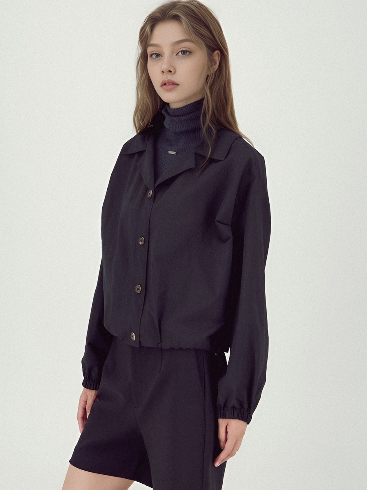 아쿠드(ACUD) Light Outer Shirt _Black