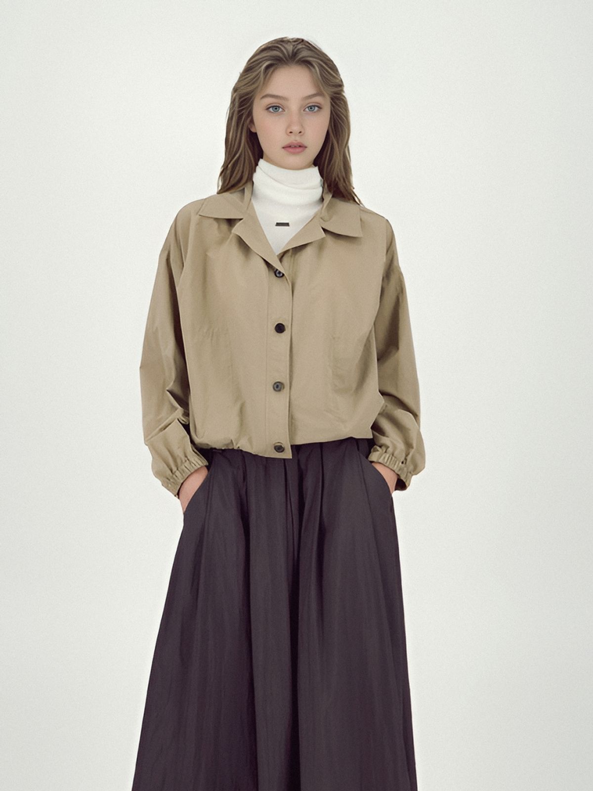 아쿠드(ACUD) Light Outer Shirt _Beige