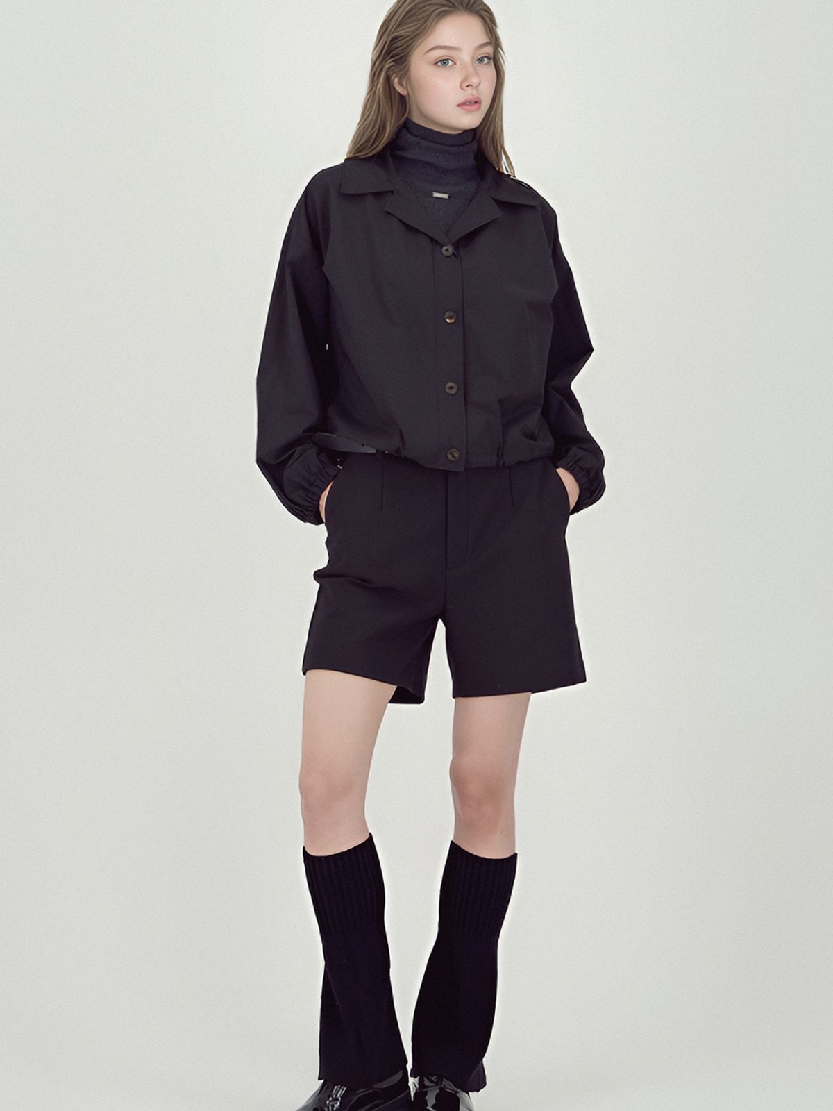 아쿠드(ACUD) Flex-Touch Semi Shorts_Black