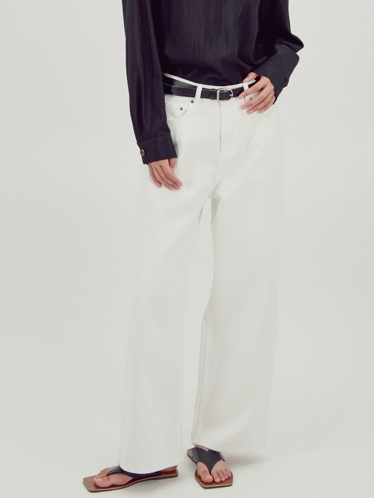 아쿠드(ACUD) Soft Structure Denim _White