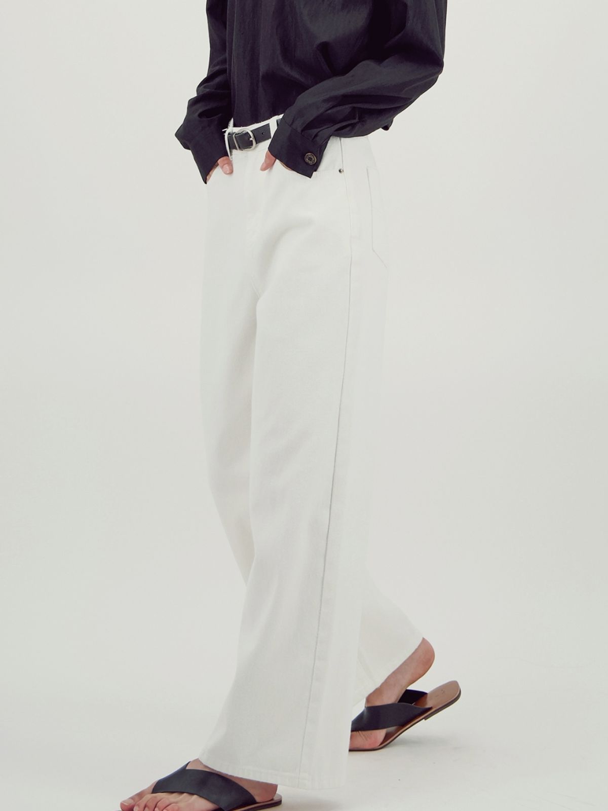 아쿠드(ACUD) Soft Structure Denim _White