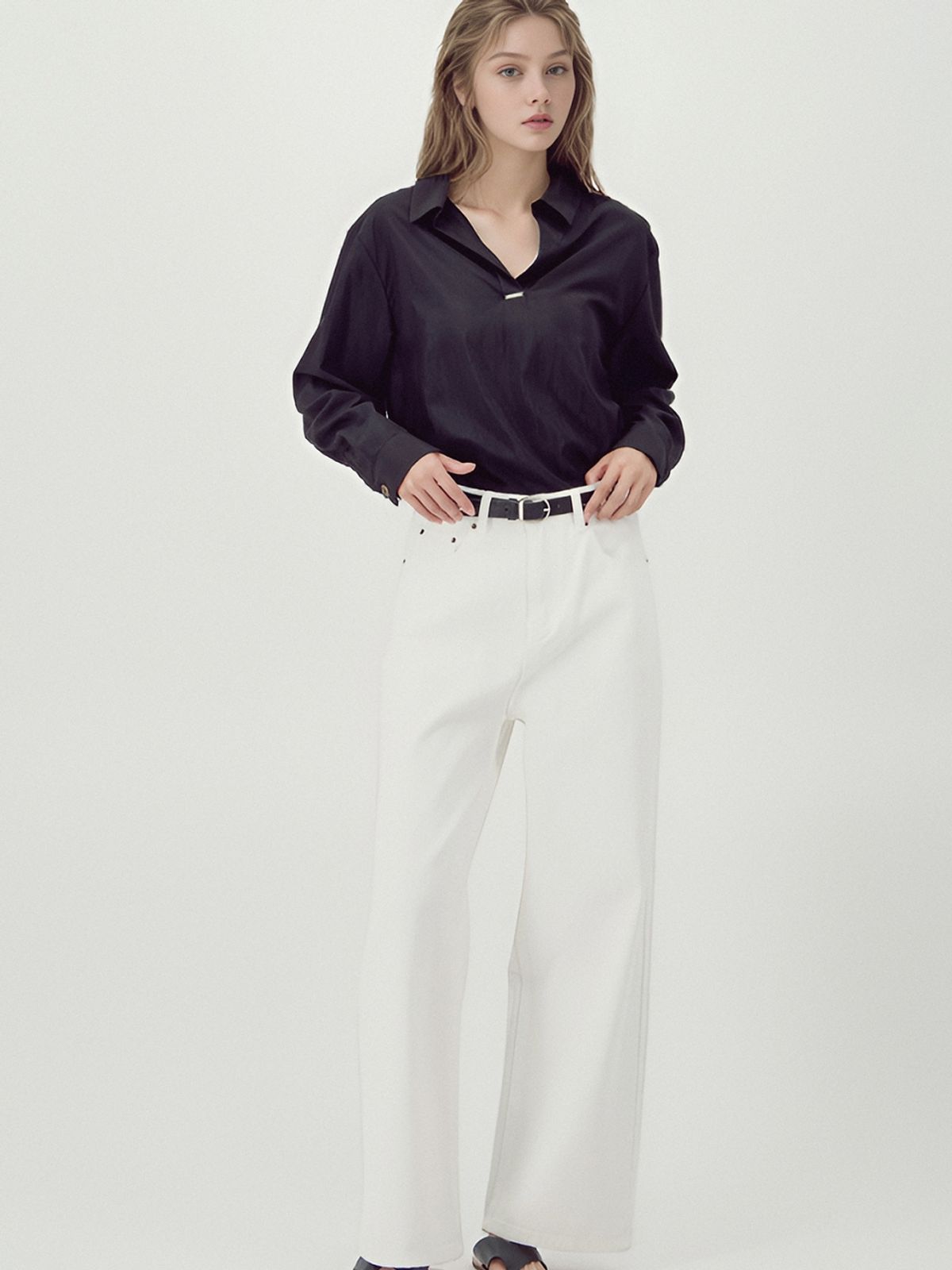 아쿠드(ACUD) Soft Structure Denim _White