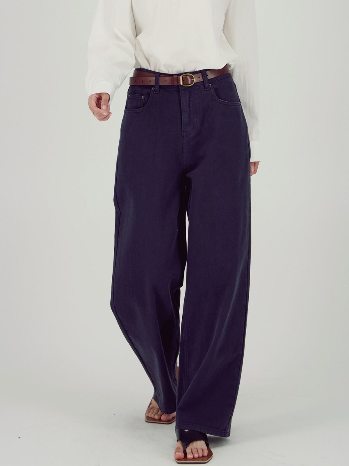 아쿠드(ACUD) Soft Structure Denim _Navy