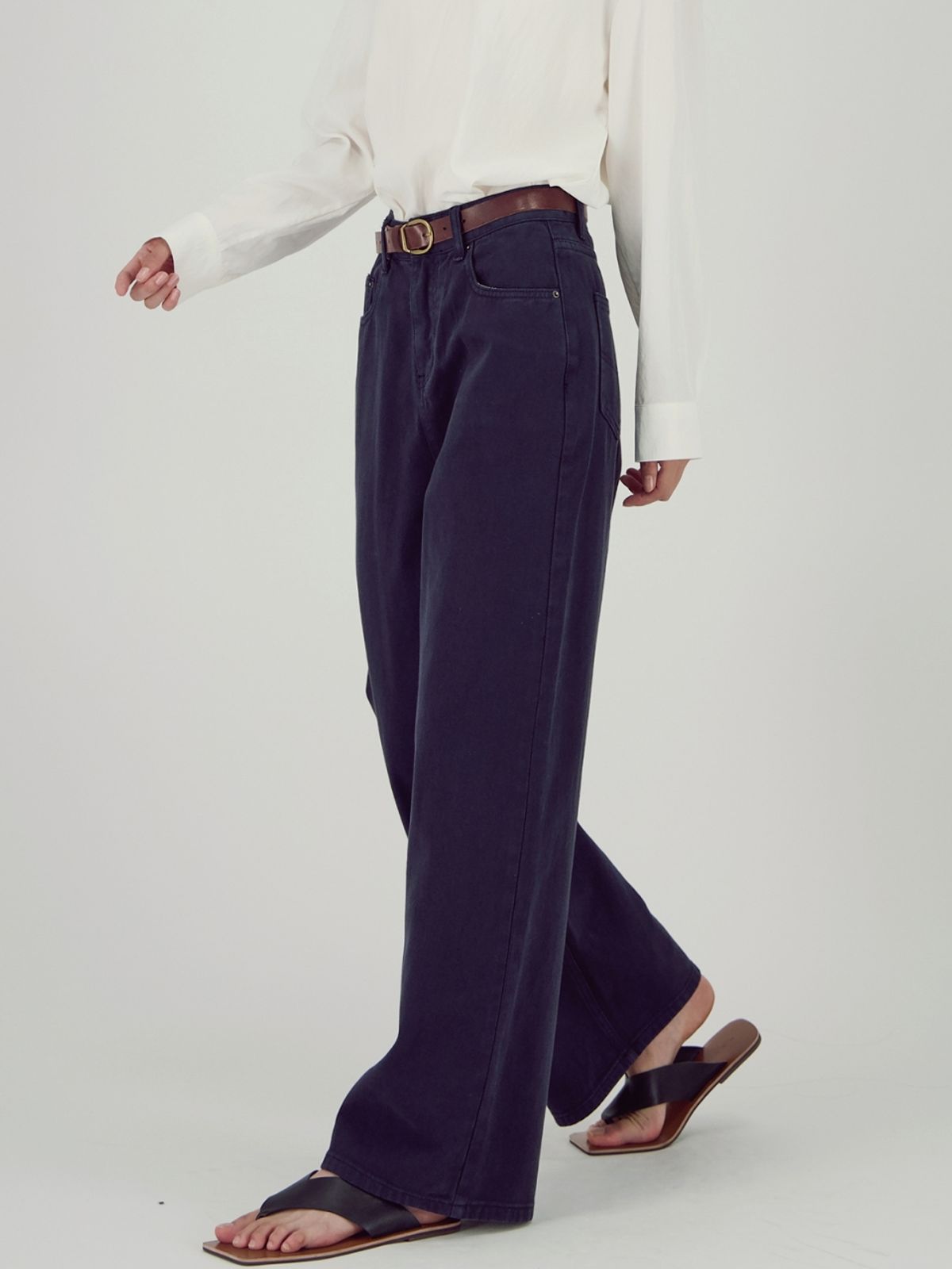 아쿠드(ACUD) Soft Structure Denim _Navy