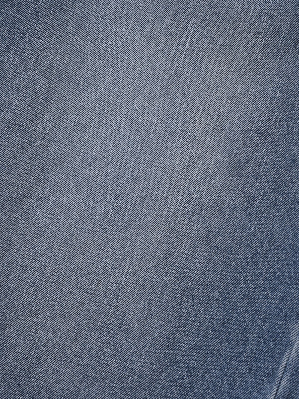 르렌느(LERENNE) Denim Bermuda Pants - Light Blue