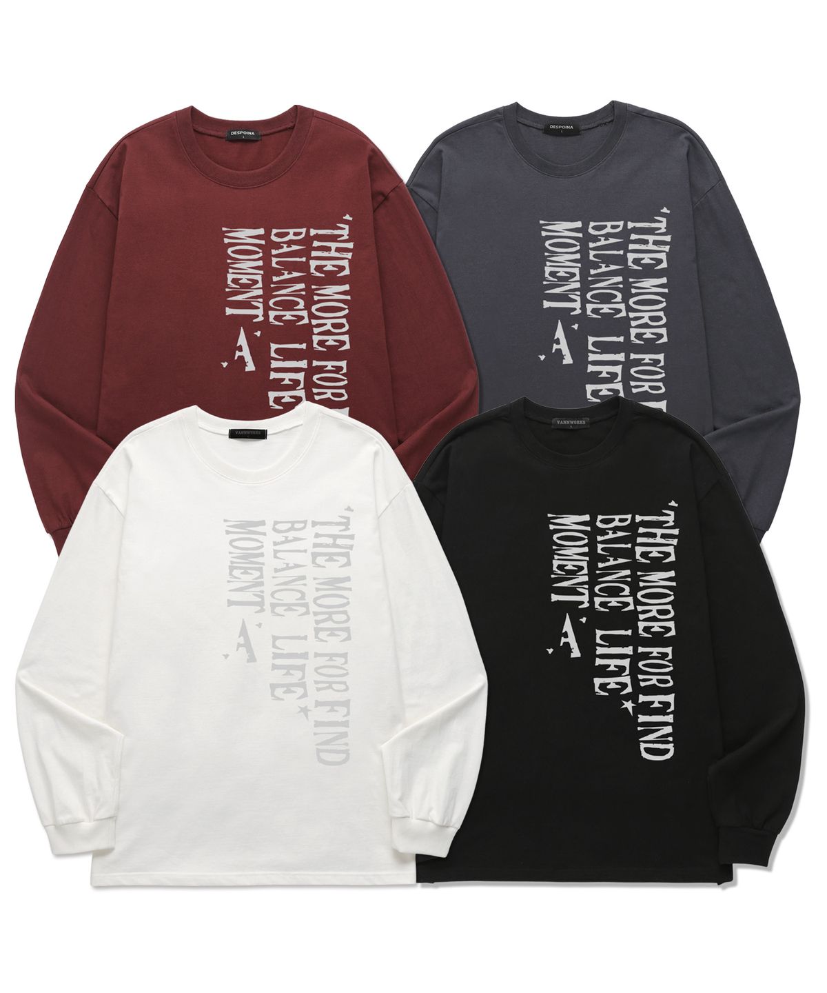 밴웍스(VANNWORKS) URBAN BALANCE 롱슬리브 (VLS0207) 화이트