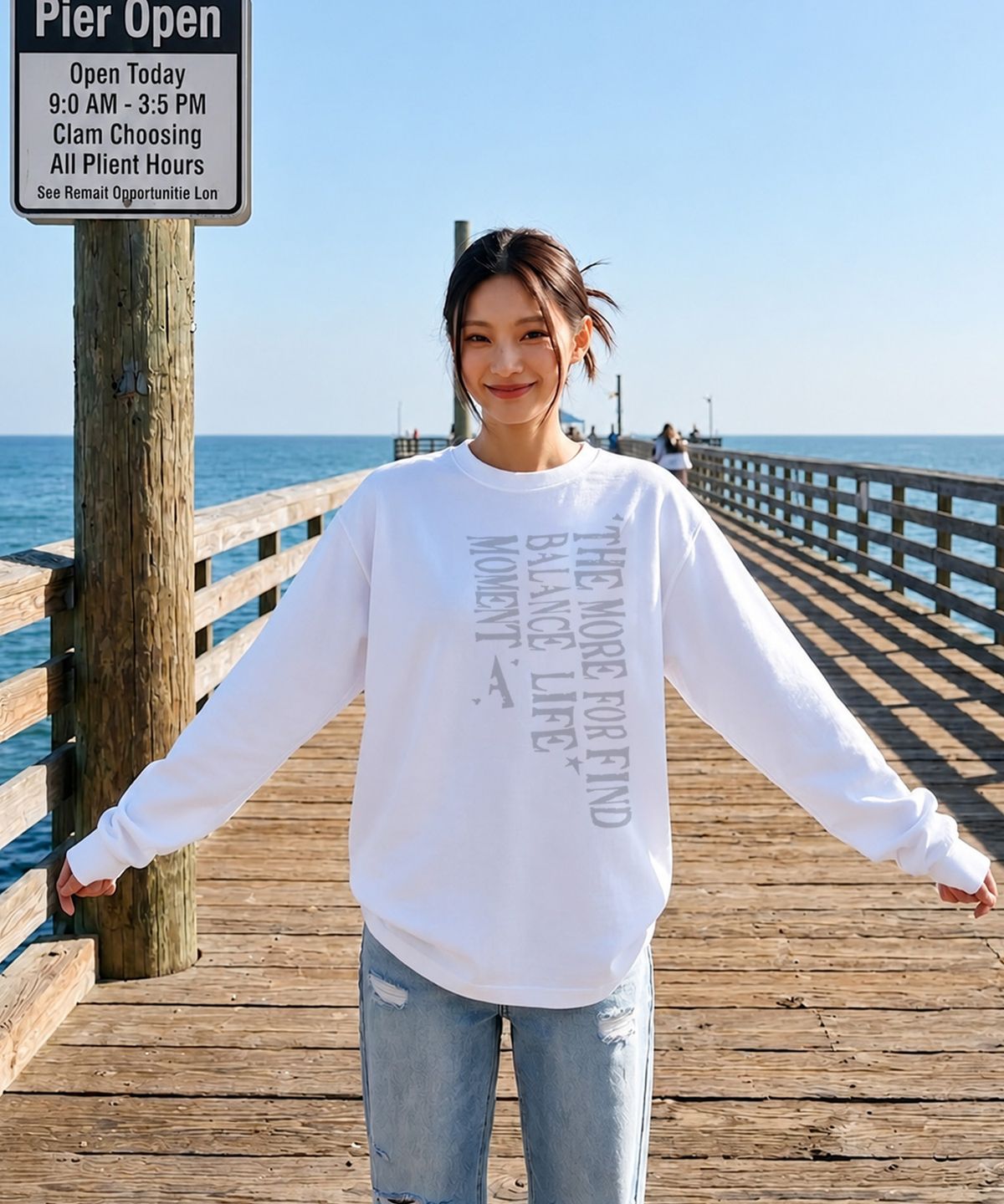 밴웍스(VANNWORKS) URBAN BALANCE 롱슬리브 (VLS0207) 화이트