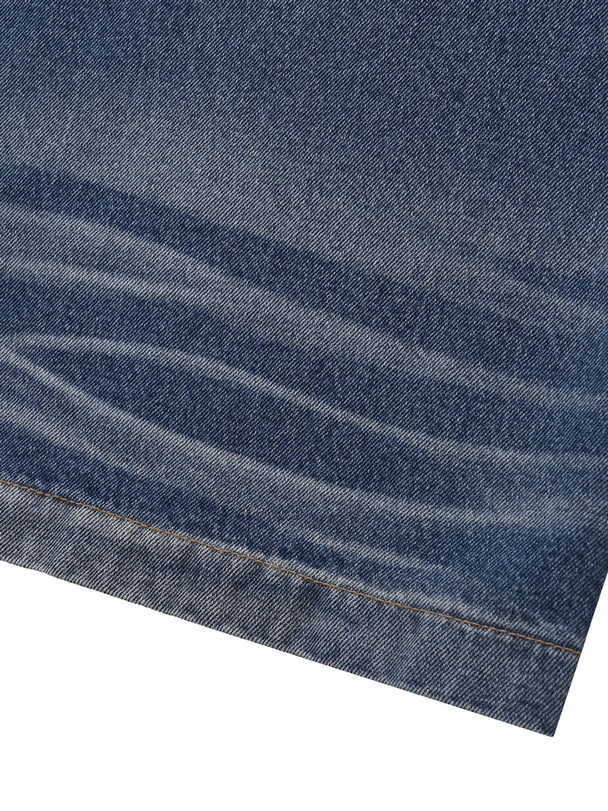 르렌느(LERENNE) Denim Bermuda Pants - Blue