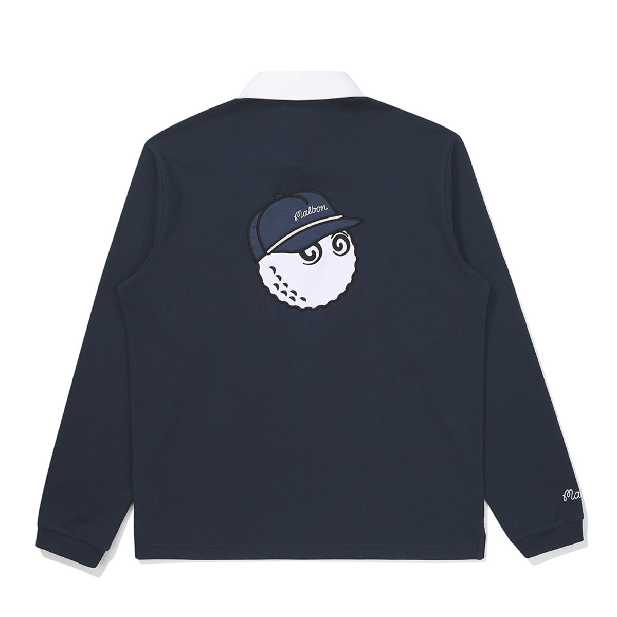 말본 골프(MALBON GOLF) M 클래식 클레릭 티셔츠 NAVY (MAN)