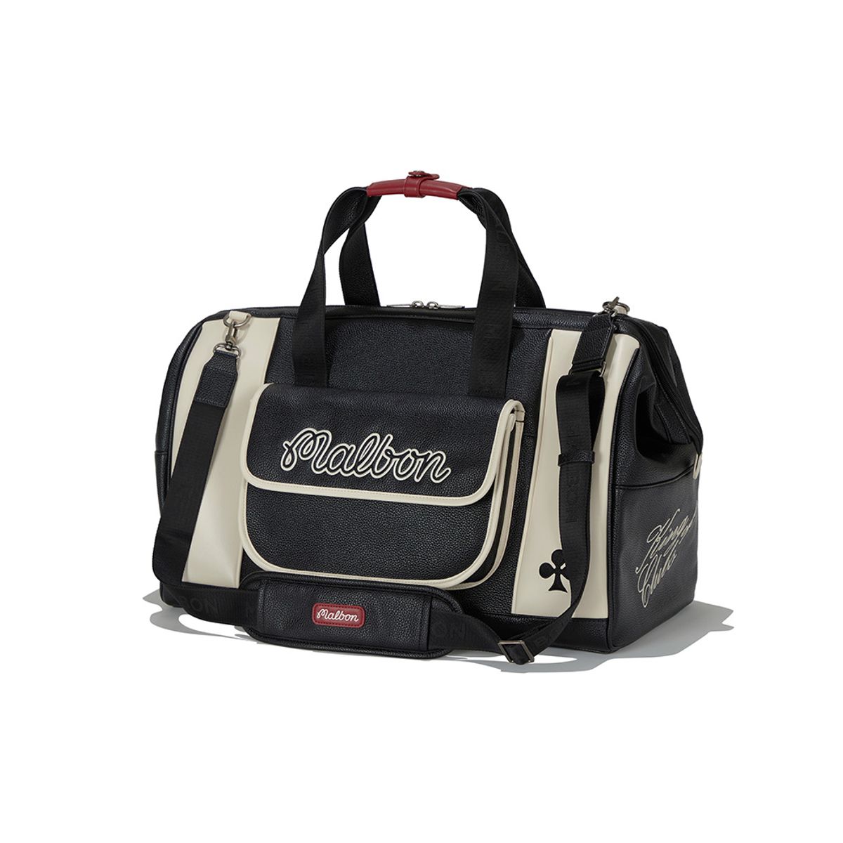말본 골프(MALBON GOLF) 말본 킹카드 보스턴백 BLACK