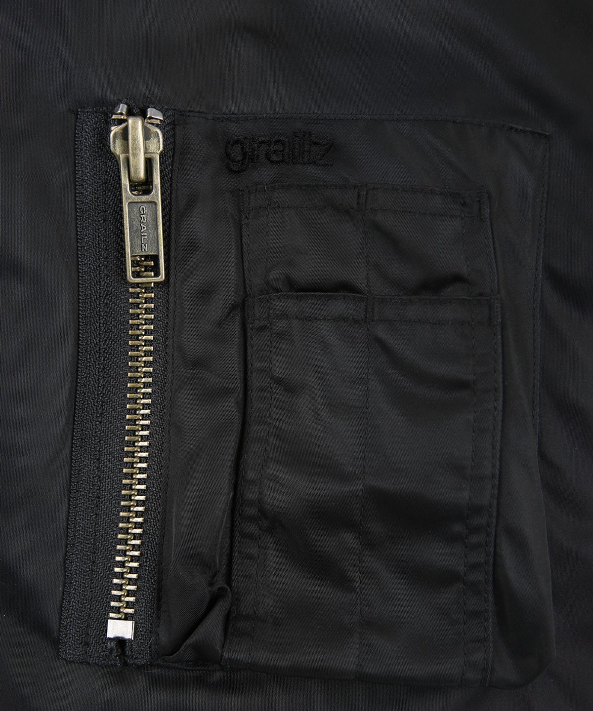 그레일즈(GRAILZ) MONSTER BOMBER JACKET [BLACK]