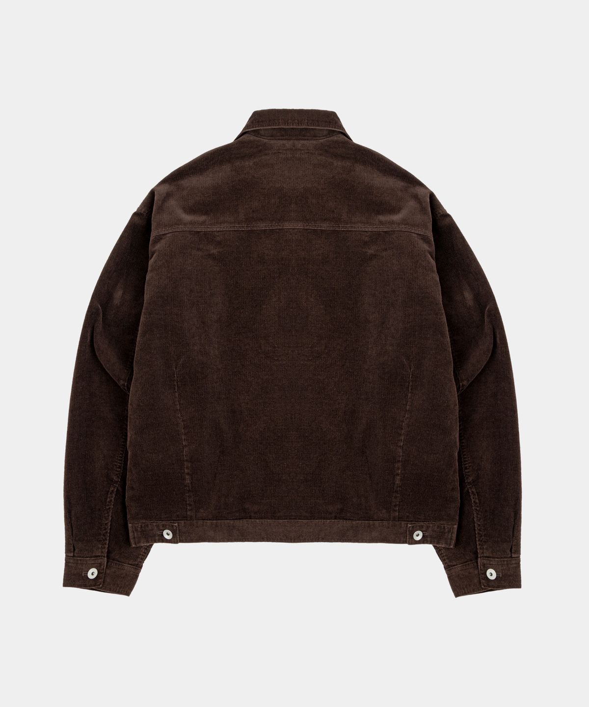 레테르코모(LETTERCOMO) 소프트 코듀로이 트러커 자켓 다크브라운