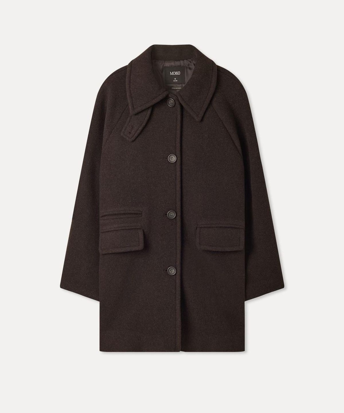 미쏘(MIXXO) 울블렌디드 하프코트_MIWJHGV3PG