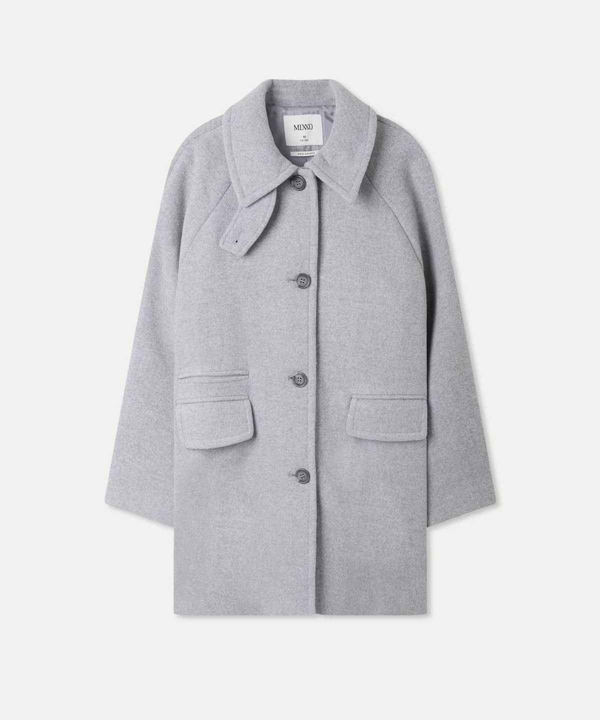 미쏘(MIXXO) 울블렌디드 하프코트_MIWJHGV3PG