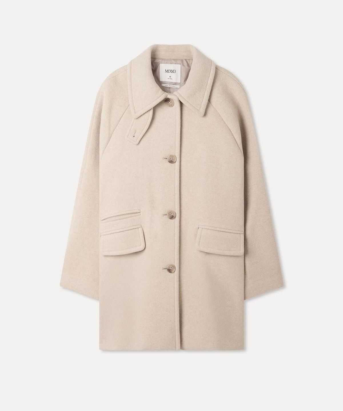 미쏘(MIXXO) 울블렌디드 하프코트_MIWJHGV3PG