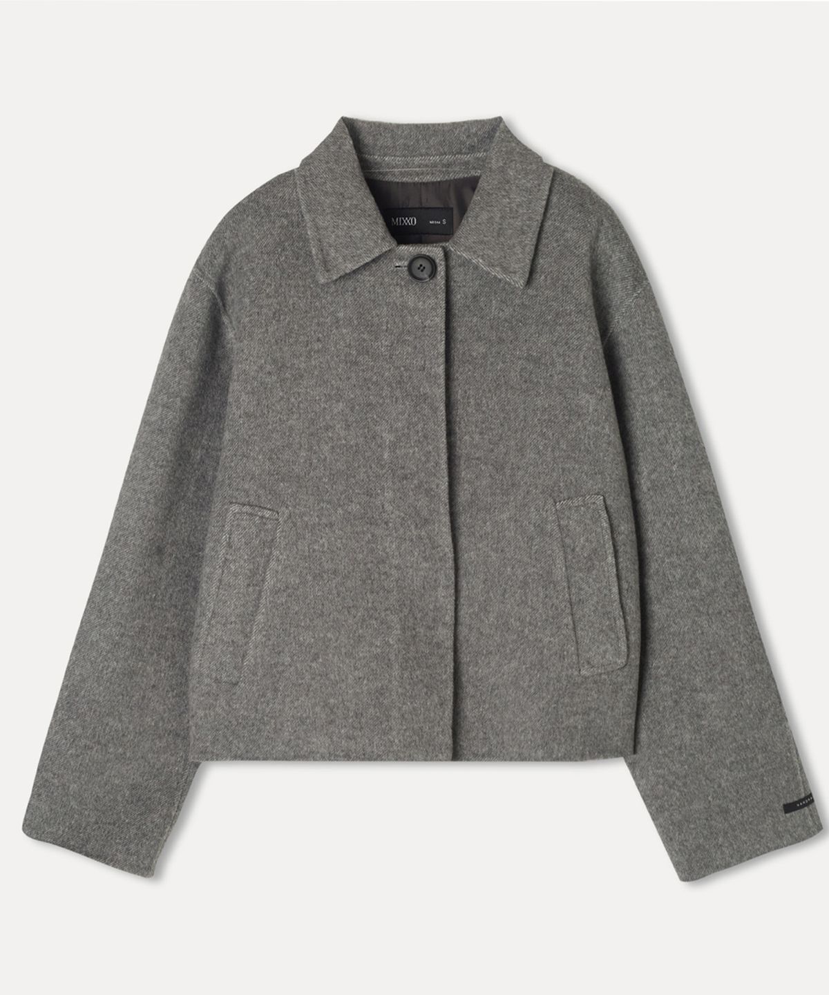 미쏘(MIXXO) 핸드메이드 스탠카라 자켓_MIWJKFV4PG