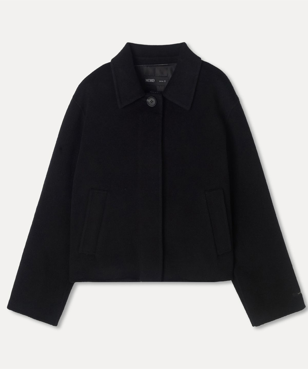 미쏘(MIXXO) 핸드메이드 스탠카라 자켓_MIWJKFV4PG