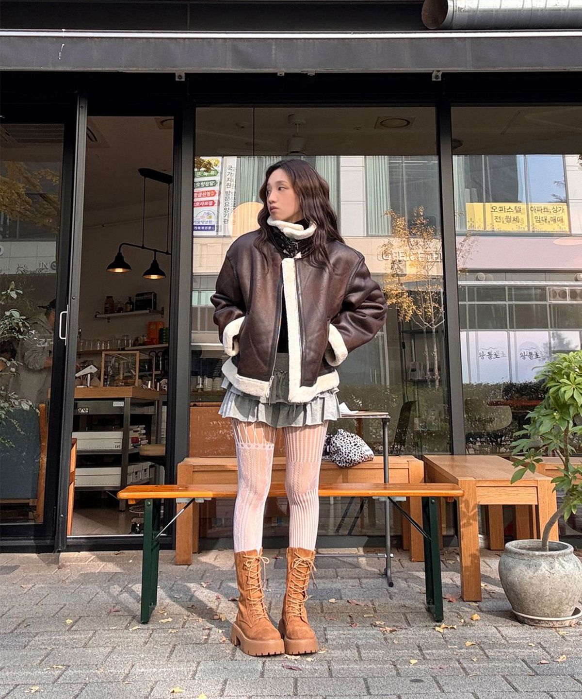미쏘(MIXXO) 스탠카라 무스탕_MIWJLGV0PG