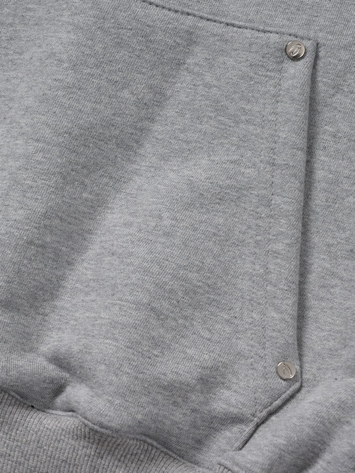 르렌느(LERENNE) Logo Printing Hoodie - Grey