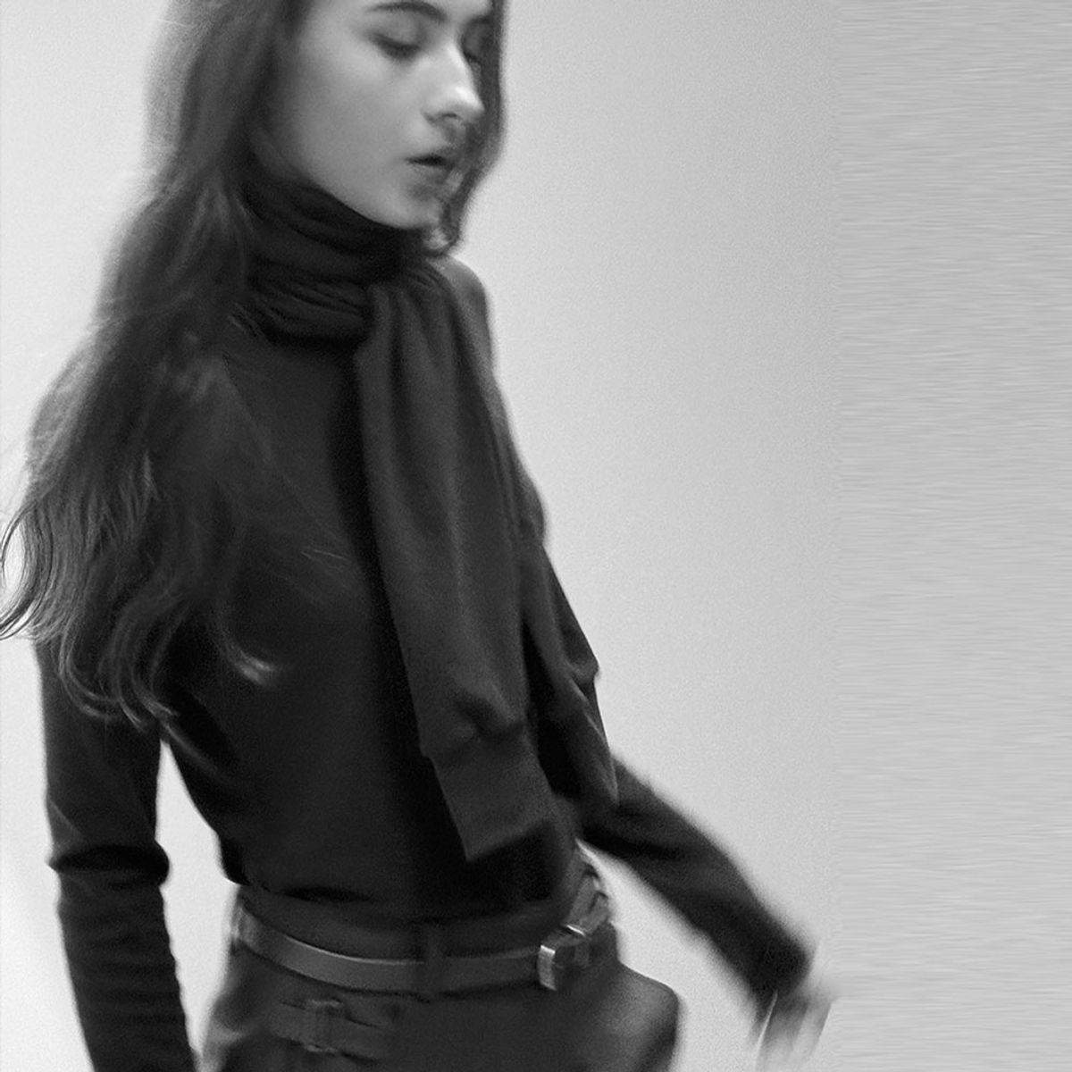 씨커슨(CKUSUN) WOOL BLEND BOLERO LAYERED T-SHIRTS - GREY