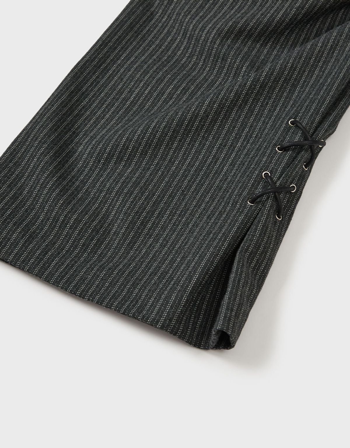엠엠더블유(MMW) [MMW] TWO TUCK STRIPE PANTS (GREY)