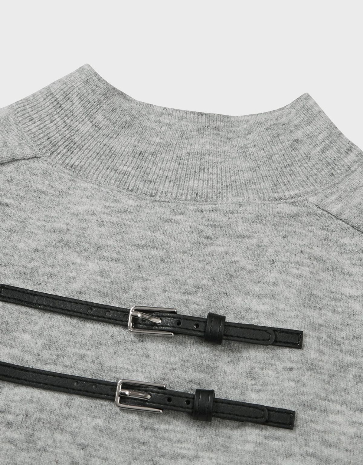 엠엠더블유(MMW) [MMW] CUT-OUT BELTED HF KNIT (GREY)