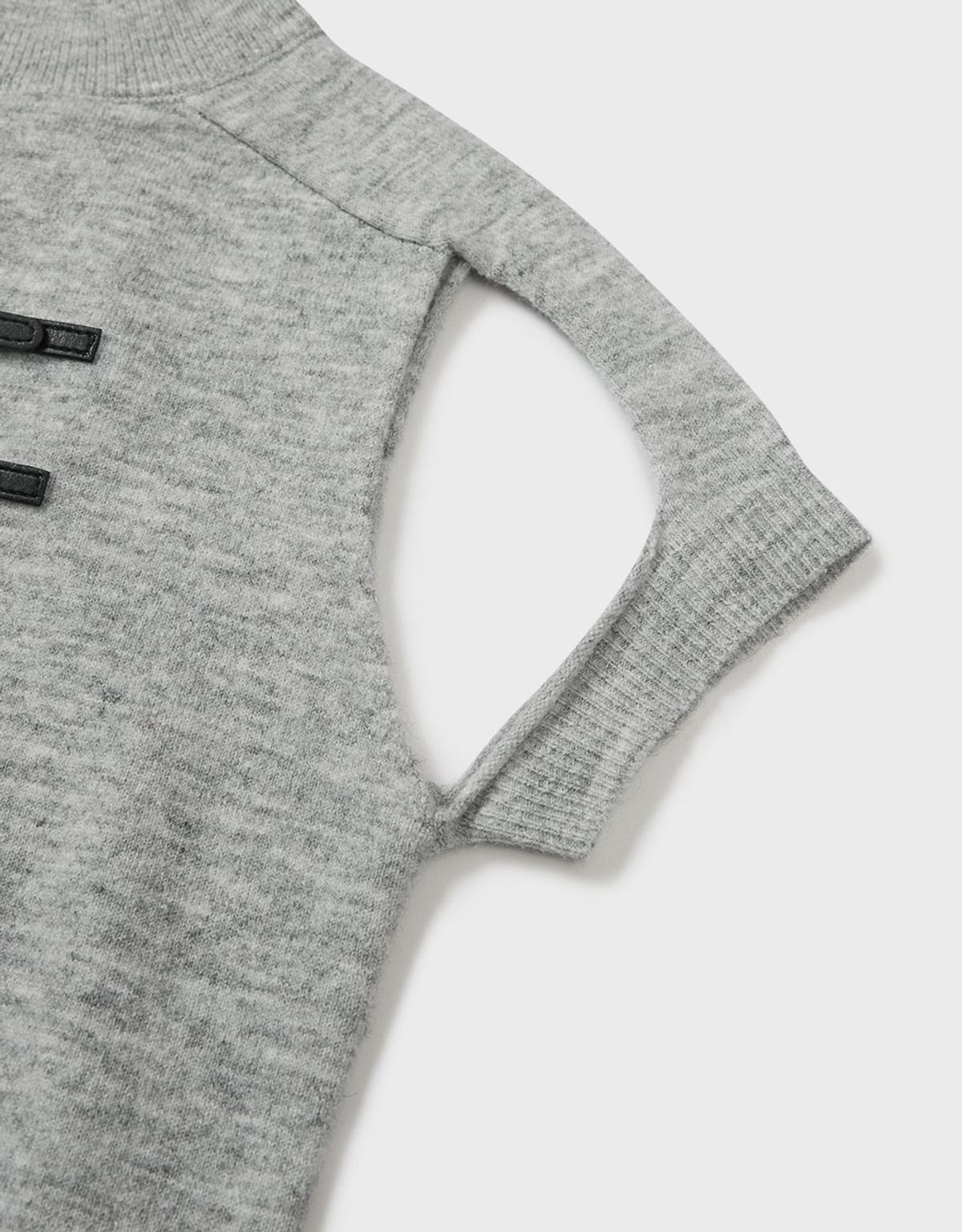 엠엠더블유(MMW) [MMW] CUT-OUT BELTED HF KNIT (GREY)