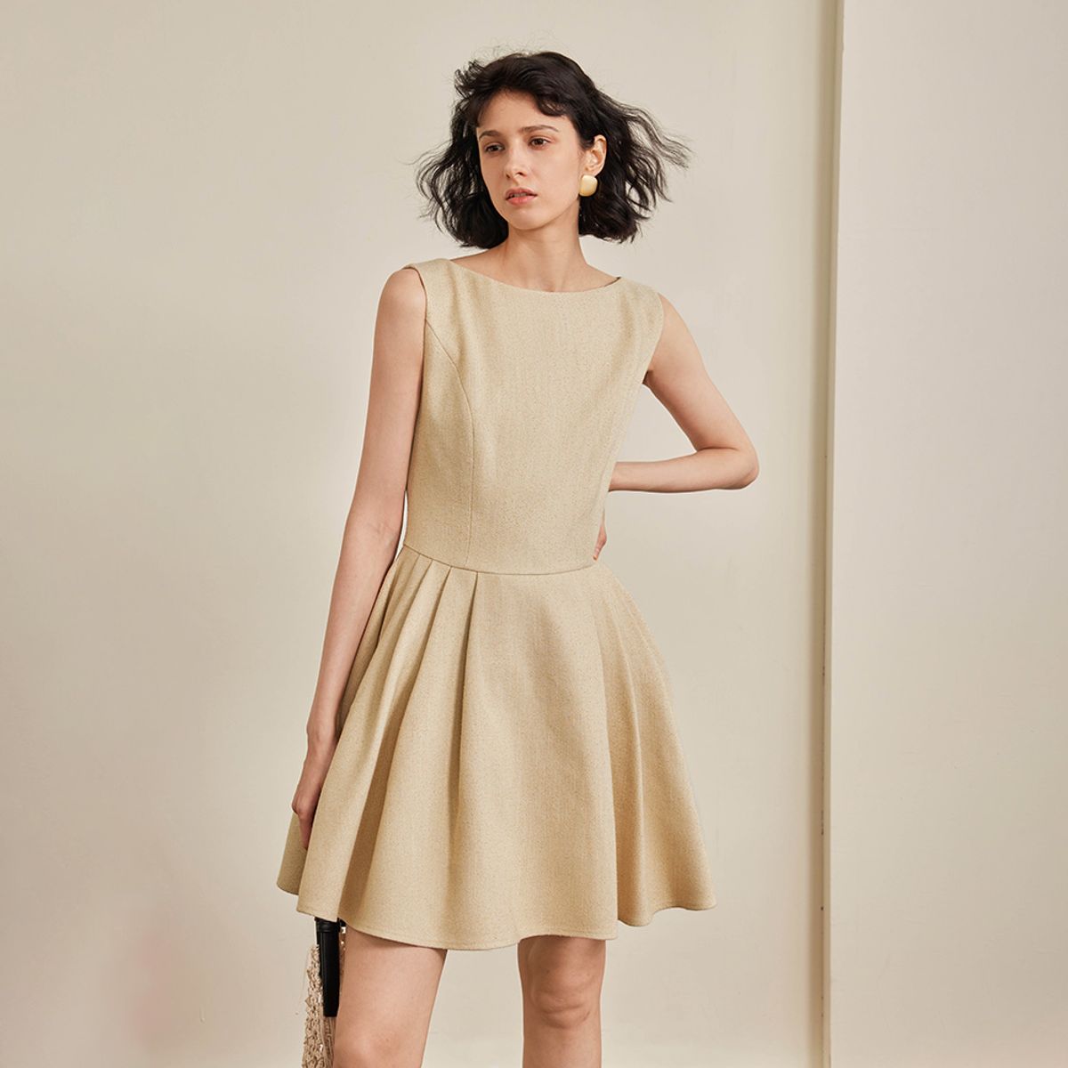 와이와이아이엠(YYIAM) YY_Autumn fashion short dress_2color