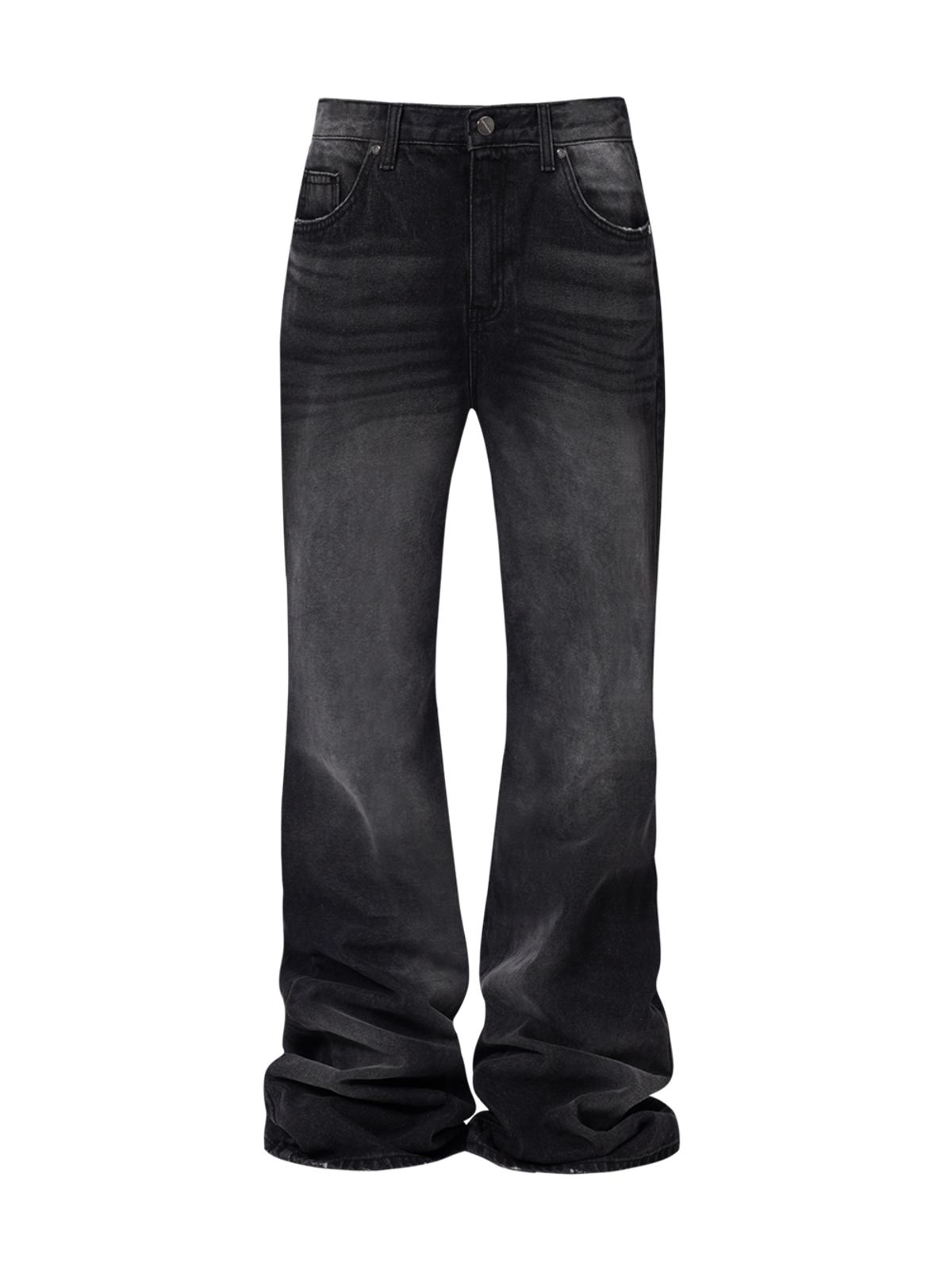 르렌느(LERENNE) Flare Denim Pants - Black