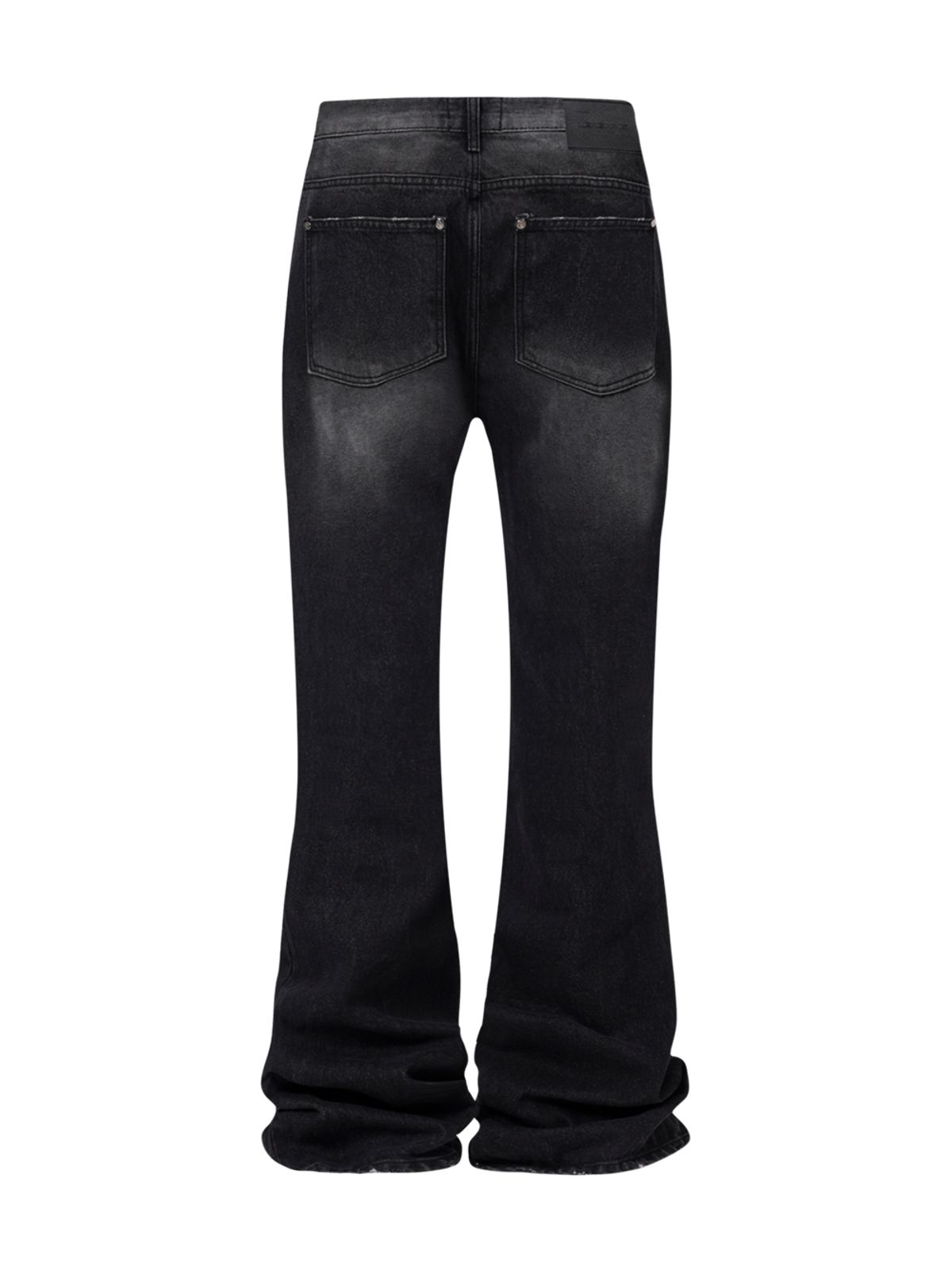르렌느(LERENNE) Flare Denim Pants - Black