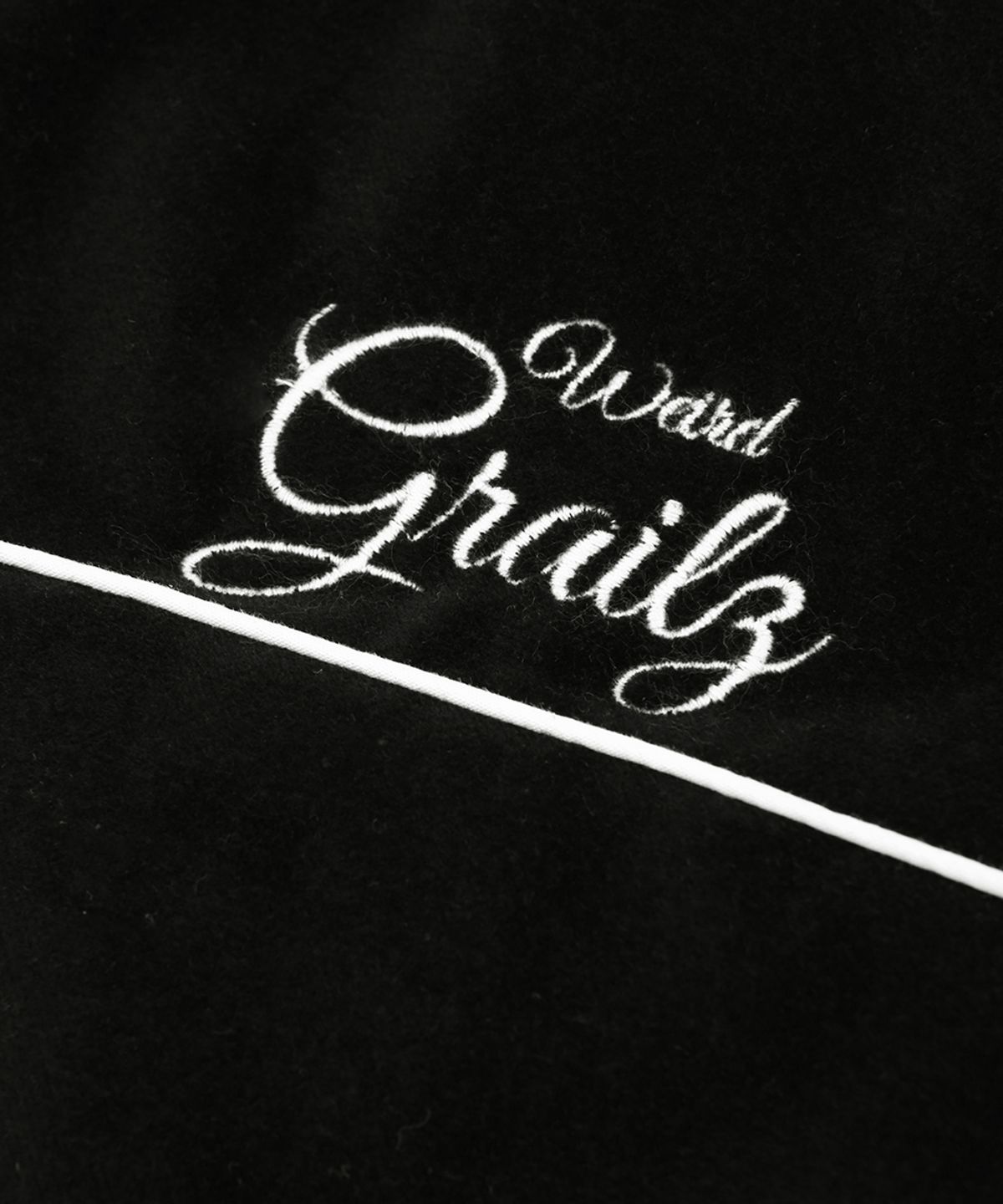 그레일즈(GRAILZ) VELVET BLOUSON JACKET [BLACK]