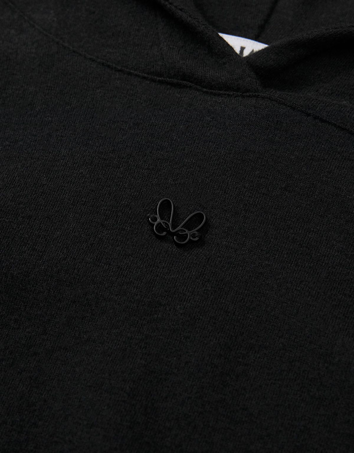 엠엠더블유(MMW) [MMW] SHIRRING LINE HOOD LSV-T (BLACK)