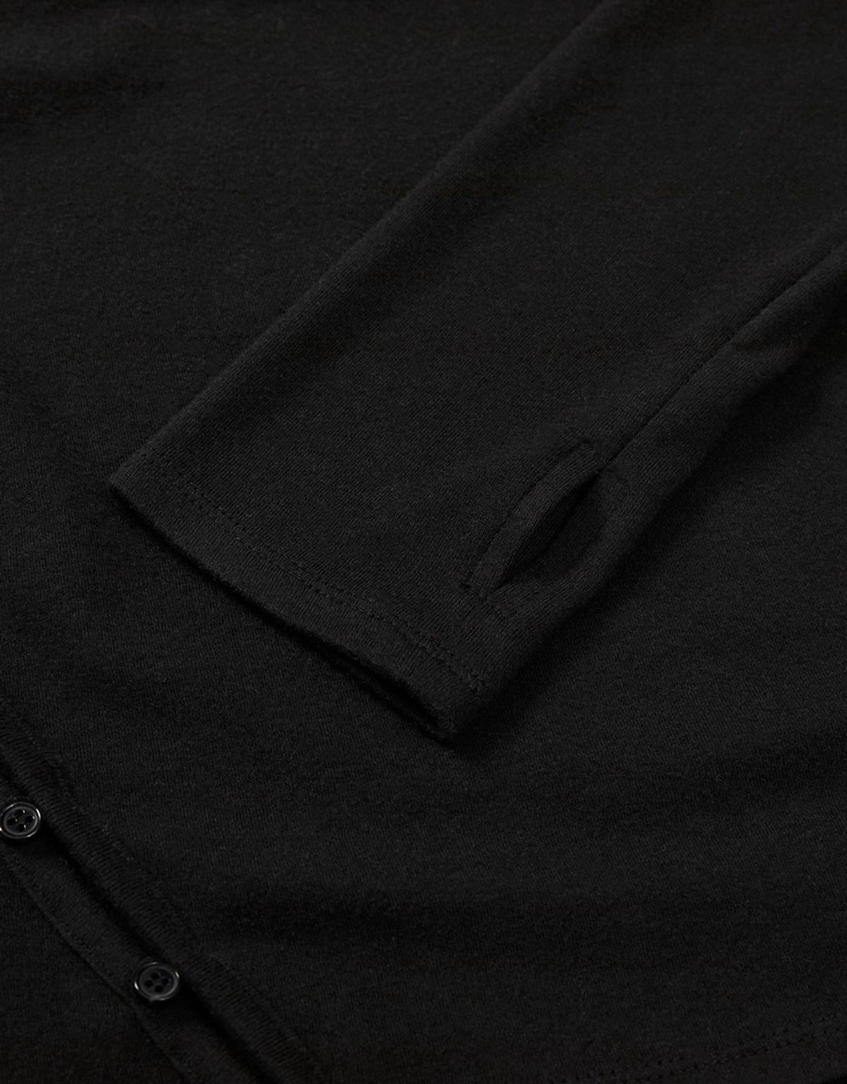 엠엠더블유(MMW) [MMW] SHIRRING LINE HOOD LSV-T (BLACK)