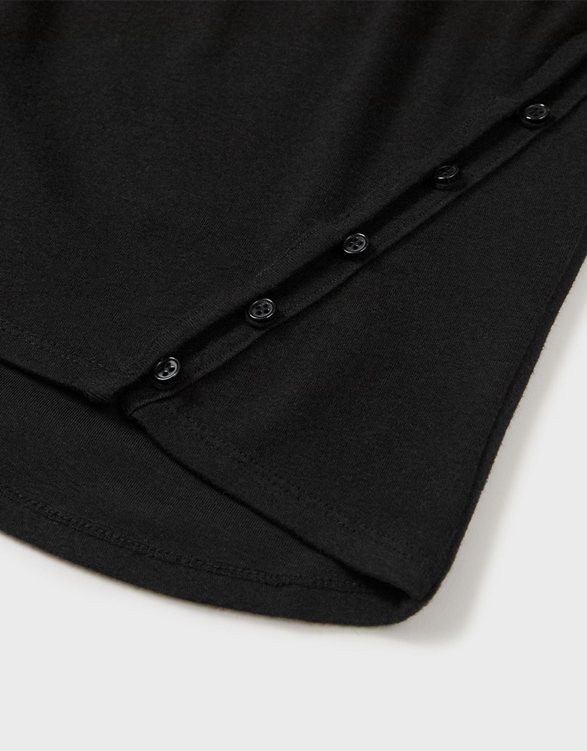 엠엠더블유(MMW) [MMW] SHIRRING LINE HOOD LSV-T (BLACK)