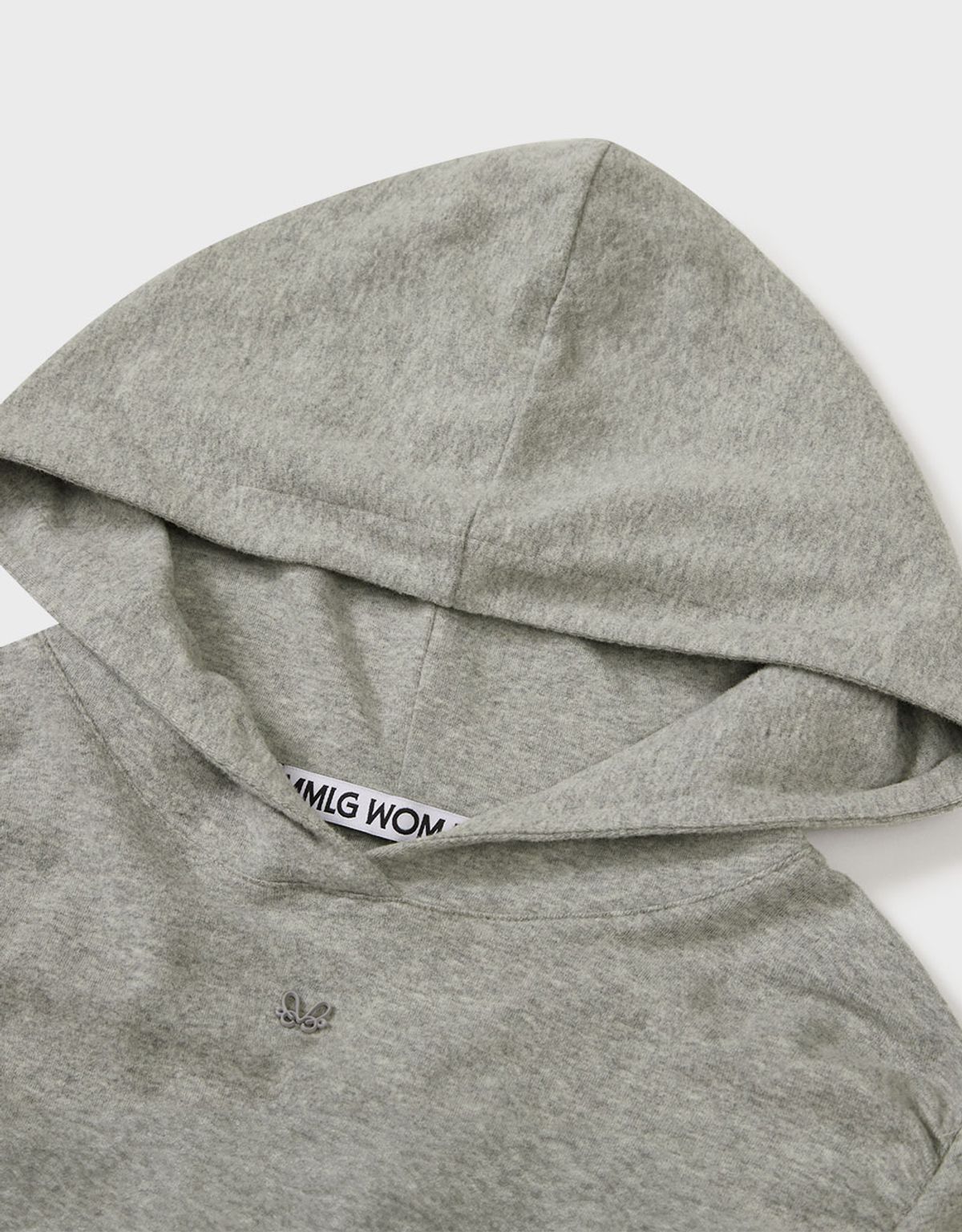 엠엠더블유(MMW) [MMW] SHIRRING LINE HOOD LSV-T (GREY)